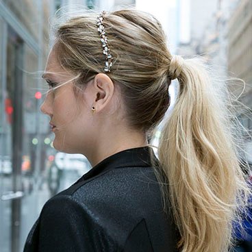 Garnier Fructis - Textured Ponytail - take second day hair added texture with on-trend look with De-Constructed Texture Tease